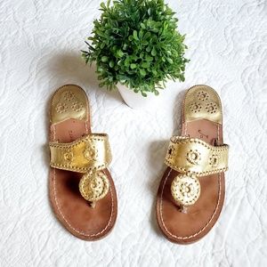 Jack Roger's | Gold Flat Sandals